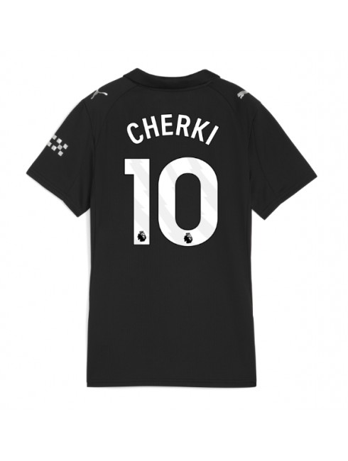 Manchester City Rayan Cherki #10 Replika Borta Kläder Dam 2025-26 Kortärmad Manchester City Rayan Cherki #10 Replika Borta Kläder Dam 2025-26 Kortärmad
